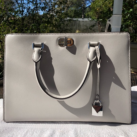 Michael Kors Sylvie large leather satchel
